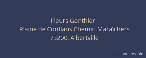 Fleurs Gonthier