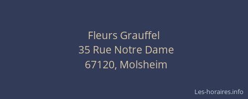 Fleurs Grauffel