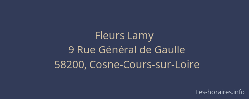 Fleurs Lamy