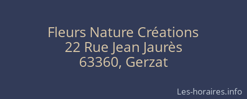 Fleurs Nature Créations