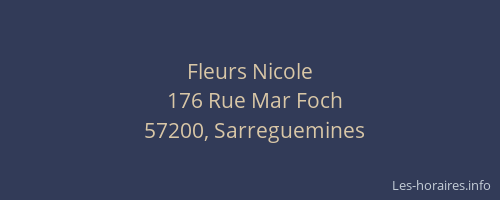 Fleurs Nicole