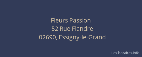 Fleurs Passion