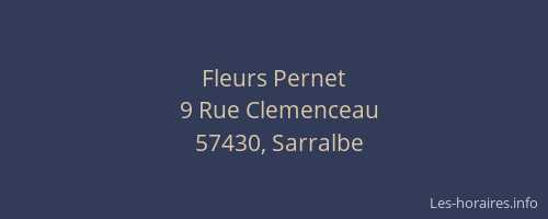 Fleurs Pernet