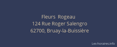 Fleurs  Rogeau