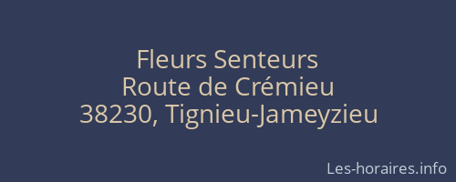 Fleurs Senteurs