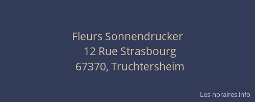 Fleurs Sonnendrucker