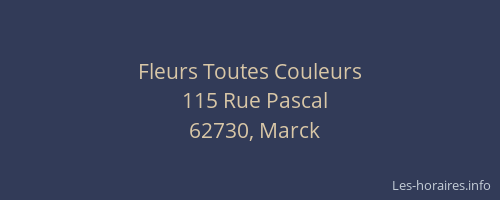 Fleurs Toutes Couleurs