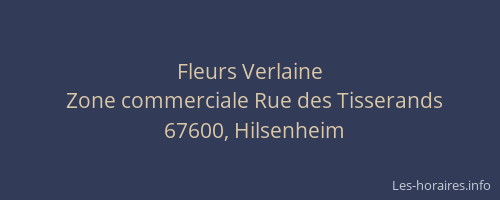 Fleurs Verlaine