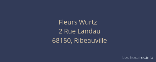 Fleurs Wurtz
