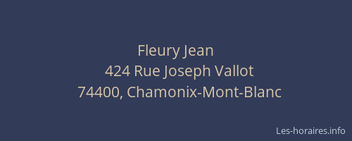 Fleury Jean