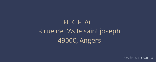 FLIC FLAC