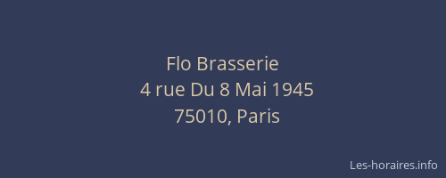 Flo Brasserie