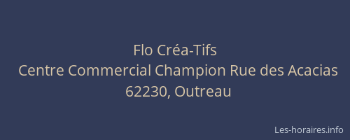 Flo Cr&eacute;a-Tifs