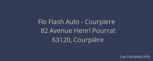 Flo Flash Auto - Courpiere