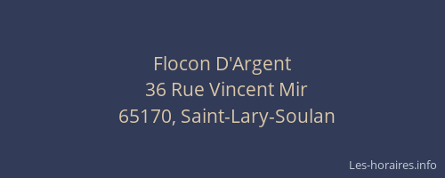 Flocon D'Argent