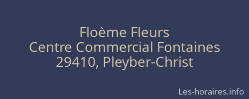 Floème Fleurs