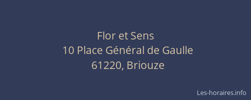 Flor et Sens