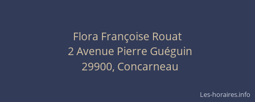 Flora Françoise Rouat