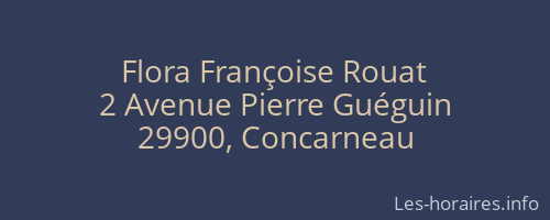 Flora Françoise Rouat