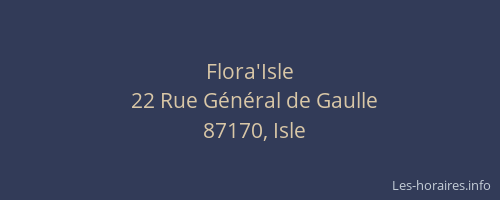 Flora'Isle