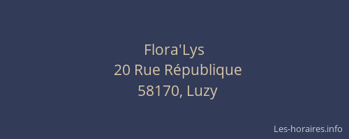 Flora'Lys