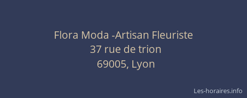 Flora Moda -Artisan Fleuriste