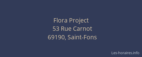 Flora Project