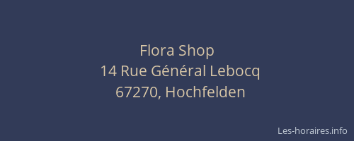 Flora Shop