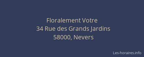 Floralement Votre