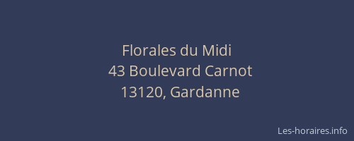 Florales du Midi