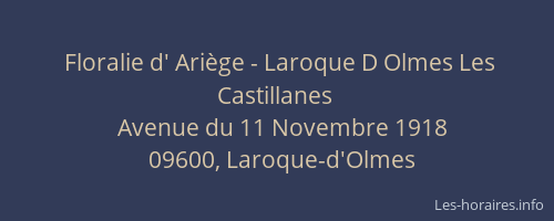 Floralie d' Ariège - Laroque D Olmes Les Castillanes