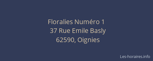 Floralies Num&eacute;ro 1
