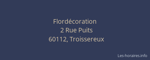 Flord&eacute;coration