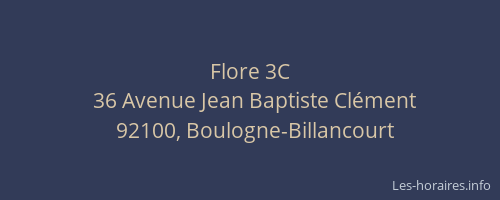 Flore 3C