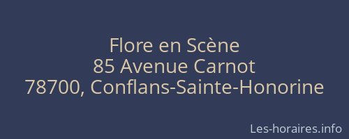 Flore en Scène