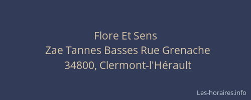 Flore Et Sens