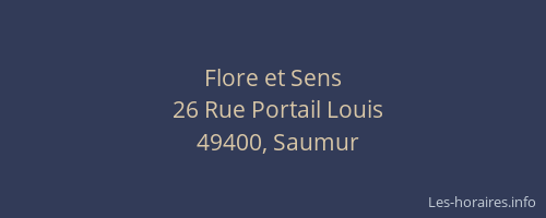 Flore et Sens