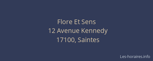 Flore Et Sens