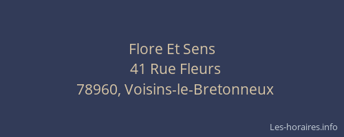 Flore Et Sens