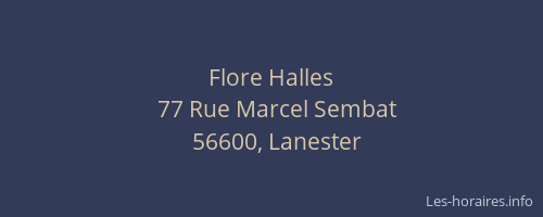Flore Halles