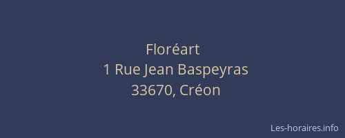 Flor&eacute;art