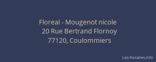 Floreal - Mougenot nicole
