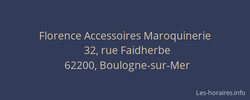 Florence Accessoires Maroquinerie