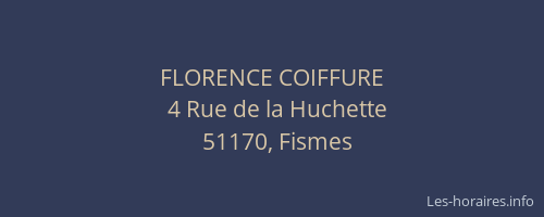 FLORENCE COIFFURE
