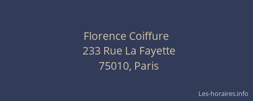 Florence Coiffure