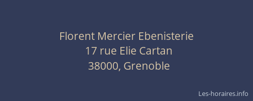 Florent Mercier Ebenisterie