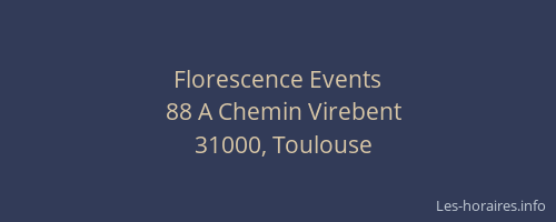 Florescence Events
