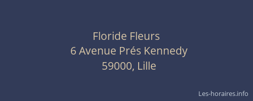 Floride Fleurs