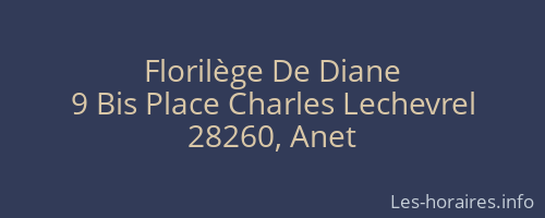 Florilège De Diane