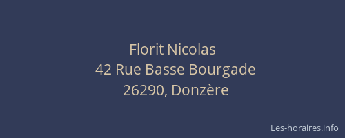 Florit Nicolas